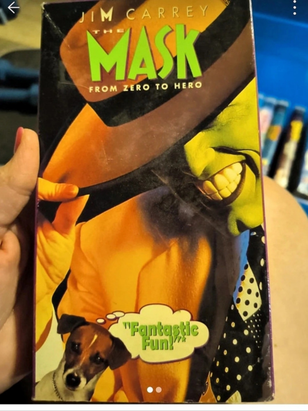 Turner Home Entertainment The Mask VHS DVD Movie Case